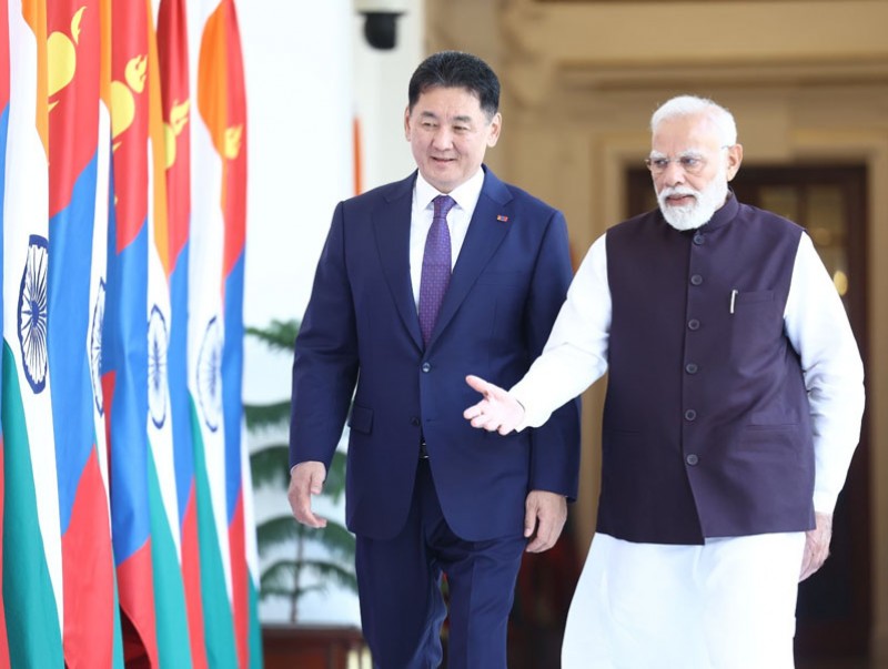 Ерөнхийлөгч У.Хүрэлсүх, Ерөнхий сайд Н.Моди нар ”Стратегийн түншлэл”-ийг бэхжүүлэх тухай Хамтарсан мэдэгдэл гаргалаа