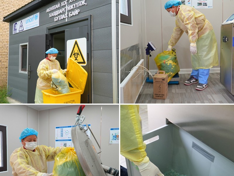 ХӨСҮТ-ийн эмнэлгийн хог хаягдлын менежментийг сайжруулжээ