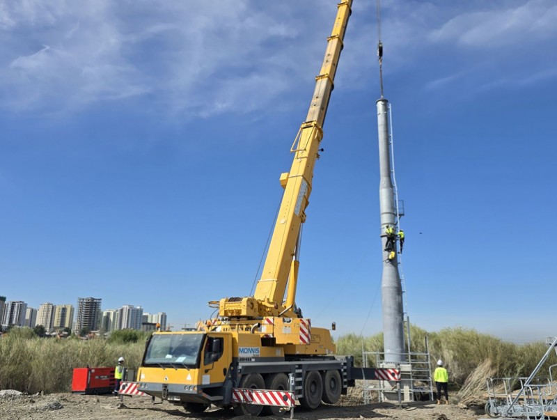 Дүүжин замын тээврийн үндсэн бүтцийн хамгийн чухал хэсэг тулгуур баганыг суурилуулж эхэллээ