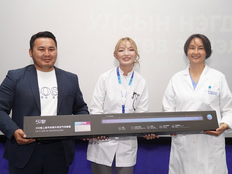 Нэгдүгээр эмнэлэг 100 жилийн ойгоо угтан дэлхийн шилдэг технологи “х50 халдваргүйжүүлэх төхөөрөмж“-ийг нэвтрүүллээ